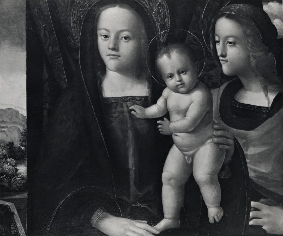 R. B. Fleming and Co. — Johannes Hispanus - sec. XV/ XVI - Madonna con Bambino e santa — insieme